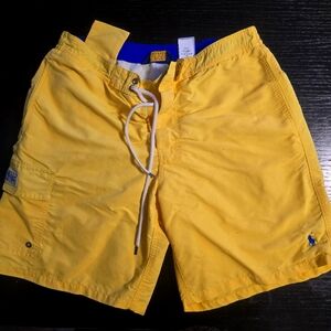 Polo Ralph Lauren Yellow Swim Shorts (Great CONDITION)